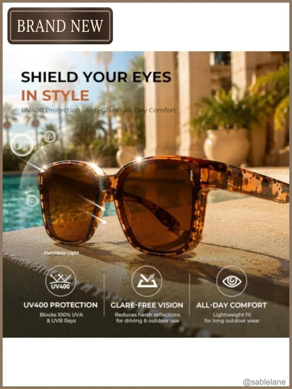 Polarized Fit Over Glasses Sunglasses with TAC Lenses UV400 TR90 Frame for